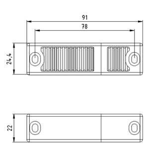 3SE7120-2DD01 Χωρίς επαφή διακόπτης ασφαλείας RFID για βιομηχανικές εφαρμογές