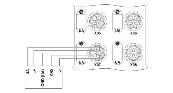 IP65/67 Επίπεδο προστασίας AXL E EIP IOL8 DI4 M12 6P Μονάδα επικοινωνίας για βιομηχανικά