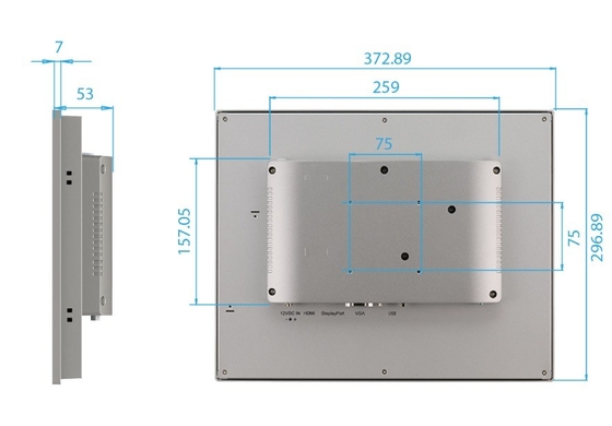 Εικόνα αφής FPM-215-R8AE της Advantech με άλλη διεπαφή επικοινωνίας έτοιμη για αποστολή
