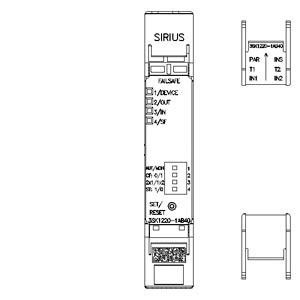 DC 24V 3SK1 Ρέλε ασφαλείας 3SK1220-1AB40 Τερματικό βίδα επέκτασης εισόδου