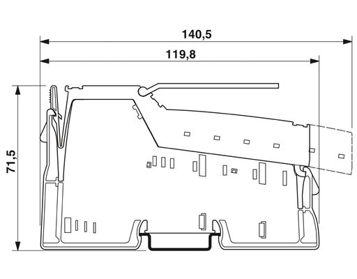 2861881 IB IL 24/230 DOR1/W-PAC Phoenix Contact Relay Module με επίπεδο προστασίας IP20