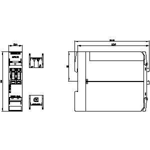 SIRIUS 3SK2 PROFINET Βασική μονάδα αναμεταδότης ασφαλείας με ελατήριο πλάτος τερματικού 22 5 mm