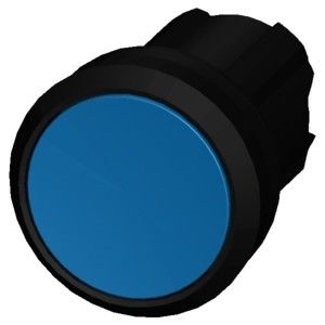 Μη φωτισμένο κουμπί 3SU1000-0AB50-0AA0 SIRIUS ACT με μπλε πλαστικό επίπεδο κουμπί