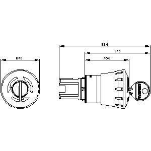 3SU1000-1HF20-0AA0 SIRIUS ACT Μανιτάρια με μέγεθος 40 mm και πλαστικό υλικό