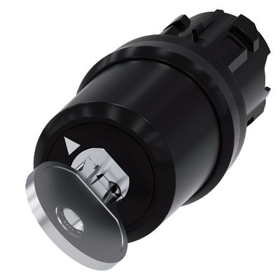 Πλαστικός διακόπτης κλειδιού για SIRIUS ACT BKS 3SU1000-5SF01-0AA0 2 θέσεις 90 Διατηρείται BKS