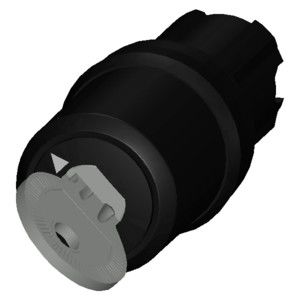 Πλαστικός διακόπτης κλειδιού για SIRIUS ACT BKS 3SU1000-5SF01-0AA0 2 θέσεις 90 Διατηρείται BKS