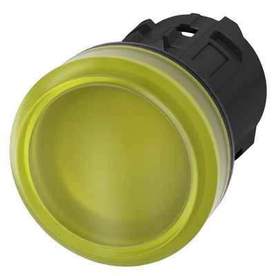 Γλυκός φακός 3SU1001-6AA30-0AA0 SIRIUS ACT Pilot Light για βιομηχανικό σε κίτρινο πλαστικό