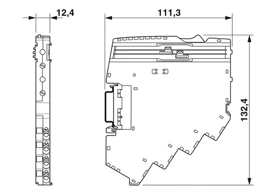 CAPAROC E2 12-24DC/2-10A Διακόπτης κυκλώματος ηλεκτρονικού εξοπλισμού με 2 πόλους