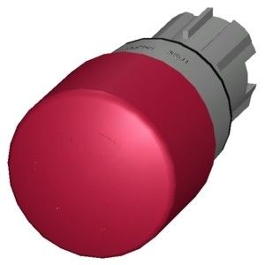 ΠΛΚ 3SU1050-1GB20-0AA0 Μεταλλικό Λάμπελο Μη φωτισμένο έκτακτης ανάγκης Σταματήστε σπρώξτε την ενεργοποίηση ενεργοποίησης για ασφαλή