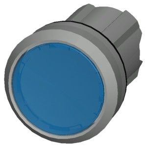 PLC 3SU1051-0AB50-0AA0 Μεταλλικό Λάμπελο φωτισμένο επίπεδο κουμπί Μπλε ΣΥΡΙΟΣ ACT κουμπί