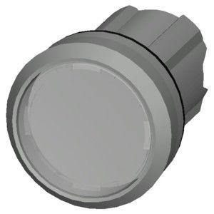 Διαφανές SIRIUS ACT μεταλλικό κουμπί PLC 3SU1051-0AB70-0AA0 με γυαλιστερό φως επίπεδο κουμπί