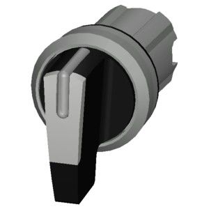 3SU1052-2CM60-0AA0 Μεταλλικό Λάμπελο Μακρύ Κουμπί 3 θέσεις Λευκό διακόπτη επιλογής SIRIUS ACT