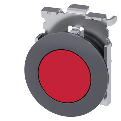 3SU1060-0JB20-0AA0 Μεταλλικό Matt Pushbutton Μη φωτισμένο Ενσωματωμένο Εγκατάσταση Κόκκινο SIRIUS ACT
