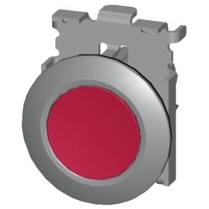 3SU1060-0JB20-0AA0 Μεταλλικό Matt Pushbutton Μη φωτισμένο Ενσωματωμένο Εγκατάσταση Κόκκινο SIRIUS ACT