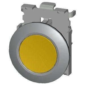 ΠΛΚ 3SU1060-0JB30-0AA0 Εγκατεστημένη τοποθέτηση Κίτρινο SIRIUS ACT κουμπί και επίπεδο κουμπί