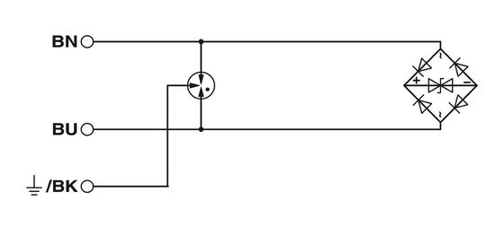 24 V συνεχής ονομαστική τάση 2800034 S-PT-EX-24DC Προστατευτής υπερεύματος με 2 πόλους