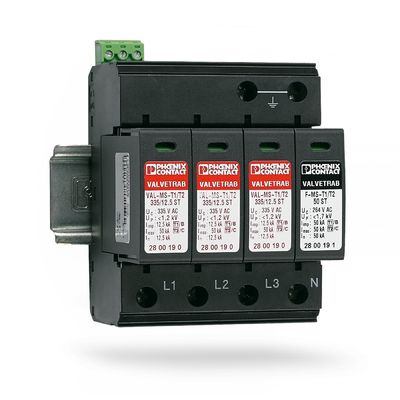 Προστασία 2800183 VAL-MS-T1/T2 335/12.5/3 1-FM Κλάση 1/2 Προστασία από κεραυνό/επιταγή