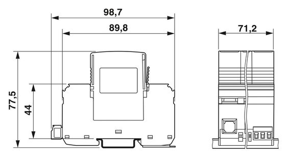 Προστασία 2800183 VAL-MS-T1/T2 335/12.5/3 1-FM Κλάση 1/2 Προστασία από κεραυνό/επιταγή
