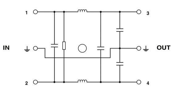 240 V AC L-N Διάταξη τάσης NEF 1-10 EMC φίλτρο Αξιόπιστη λύση για βιομηχανικές ανάγκες