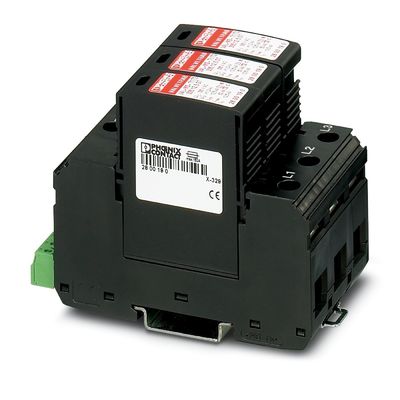 VAL-MS-T1/T2 335/12.5/3 0-FM Κλάση 1/2 Προστατευτής κεραυνών/επιταχών για 5V-250V AC 4 Pole