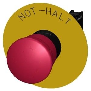 Ανθεκτικό 3SU1100-1HB20-1CH0 Επείγουσα Σταματία Πίεση Πίεση Δράση SIRIUS ACT Πλήρης Μονάδα Μανιτάρι Πίεση