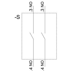 3SU1100-4BL11-1NA0 RONIS πλαστικό SIRIUS ACT Πλήρης μονάδα με κλειδί 3 θέσεων