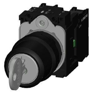 3SU1100-4BL11-1NA0 RONIS πλαστικό SIRIUS ACT Πλήρης μονάδα με κλειδί 3 θέσεων