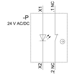 ΠΛΚ 3SU1102-0AB20-1CA0 SIRIUS ACT Πιεστικό κουμπί πλαστικού φωτισμένου κόκκινου τερματικού στιγμιαίου βίδα