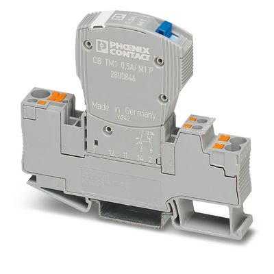 5 πόλοι 2800847 CB TM1 1A M1 P Θερματικά μαγνητικά μηχανήματα Διακόπτες κυκλωμάτων με ονομαστική ισχύ 50 V DC