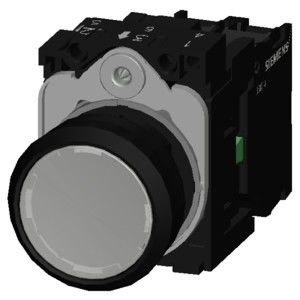 ΠΛΚ 3SU1102-0AB60-1BA0 SIRIUS ACT πλήρης μονάδα πλήκτης 1NO λευκό τερματικό βίδα