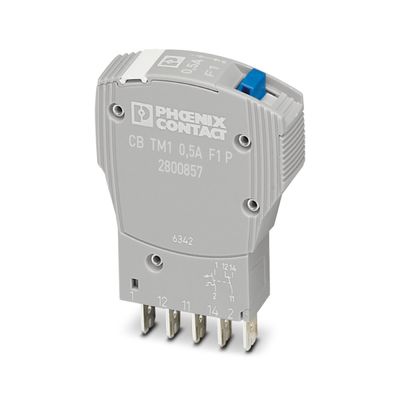 50 V DC 5 πόλοι 2800857 CB TM1 0.5A F1 P Θερματικά μαγνητικά μηχανήματα Διακόπτες κυκλωμάτων