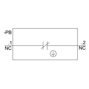 Μεταλλικό γυαλιστερό επίπεδο κουμπί PLC 3SU1150-0AB20-1CA0 Πραγματικό κουμπί SIRIUS ACT ολοκληρωμένο