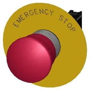 Κουμπί διακόπτη έκτακτης ανάγκης 3SU1150-1HB20-1CG0