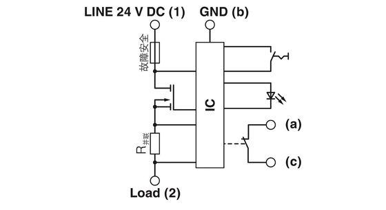 2800919 CB E1 24DC/6A NC P Ηλεκτρονικός διακόπτης κυκλωμάτων για βιομηχανικές εφαρμογές