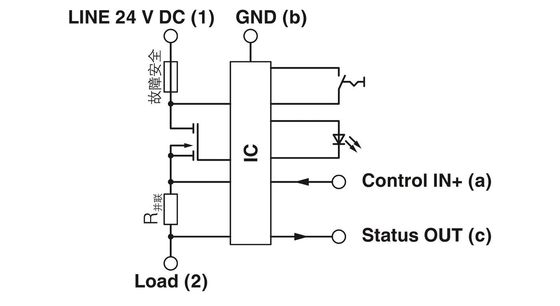 24 V DC 5 πόλοι Αριθμός Διακόπτης ηλεκτρονικού εξοπλισμού CB E1 2800926 24DC/6A S-C P