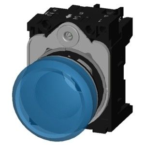 Λεπτός φακός Flush SIRIUS ACT Πλήρης μονάδα Pilot Light με μέταλλο Λάμψη 24V AC/DC
