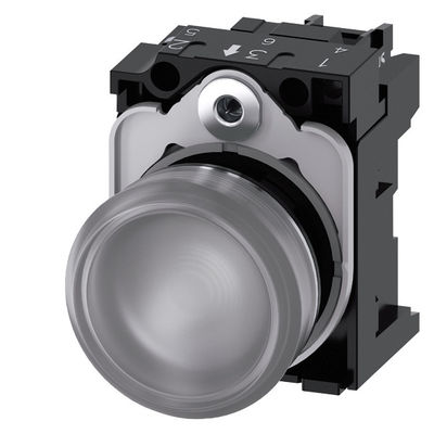 24V AC/DC PLC 3SU1152-6AA70-1AA0 SIRIUS ACT Μεταλλικό λαμπερό πιλοτικό φως