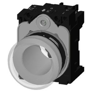 24V AC/DC PLC 3SU1152-6AA70-1AA0 SIRIUS ACT Μεταλλικό λαμπερό πιλοτικό φως