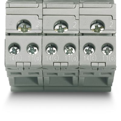 277 V ονομαστική τάση 2801305 CB 1/10-1/10 UT-BE Κάθισμα με 3 πόλους