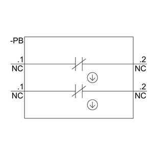 Προσωρινό μοντέλο επαφής 2NC για τον PLC 3SU1400-1AA10-1EA0 SIRIUS ACT