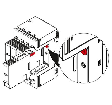 240 V AC 4 Pole 2804403 VAL-CP-MOSO 60-3S-FM Προστατευτής υπερβολικής τάσης τύπου 2