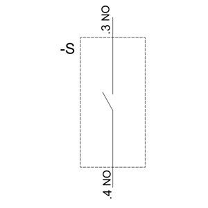 PLC 3SU1400-1AA10-3BA0 Μονάδα επαφής SIRIUS ACT για εμπρόσθια τοποθέτηση και εφαρμογές 1NO