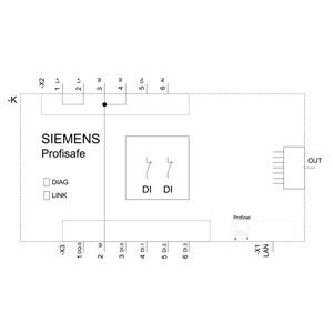 PLC 3SU1400-1LL10-1BA1 Πρότυπο ασφάλειας Profinet Black Sirius ACT Profinet Interface Module