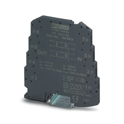 1 πόλος 24V DC LIT 2X2-24 Προστατευτής υπερτάσεων Προηγμένη τεχνολογία για ανώτερη απόδοση