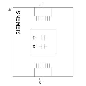 Φιλικό προς τον χρήστη PLC 3SU1400-1MA10-1BA1SIRIUS ACT PROFINET με τερματική μονάδα 2DI μαύρο