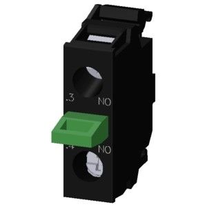 1NO Τερματικό βίδα PLC 3SU1400-2AA10-1BA0 Μονάδα επαφής SIRIUS ACT για τοποθέτηση βάσης