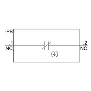 PLC 3SU1400-2AA10-3CA0 SIRIUS ACT Επαφή μονάδας βάσης 1NC ελατήριο φορτισμένο τερματικό