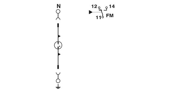 5V AC έως 250V AC 2817974 F-MS 12/FM Τύπος 2 Προστατευτής υπερχείλισης με και απόδοση 2 πόλων
