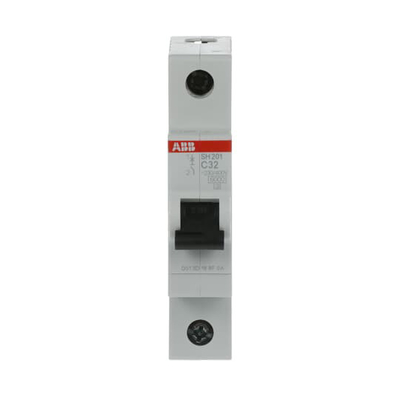 Μικροσκοπικός διακόπτης κυκλωμάτων MCB SH201-C32 1P 32A Κατάλληλος για διάφορες εφαρμογές