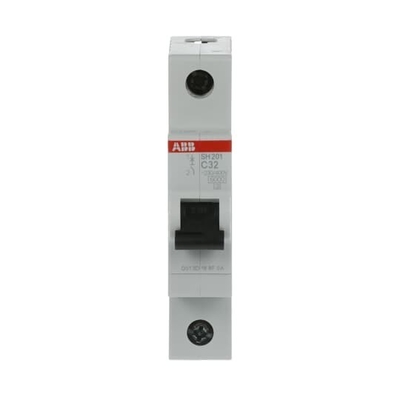 Μικροσκοπικός διακόπτης κυκλωμάτων MCB SH201-C32 1P 32A Κατάλληλος για διάφορες εφαρμογές